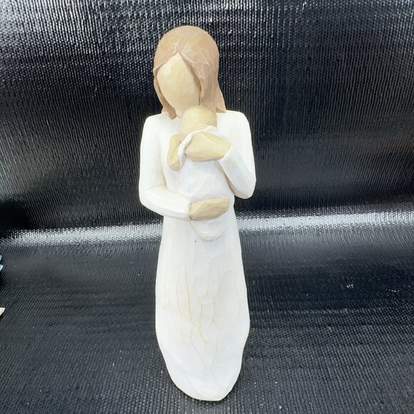 2003 Demdaco Willow Tree 9inch Tall Resin Figurine Angel Of Mine Susan Lordi VTG - Picture 10 of 10